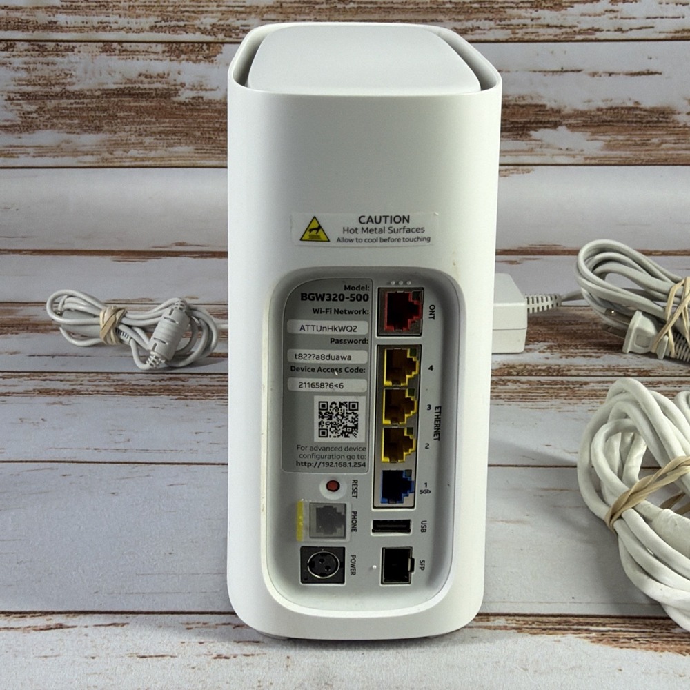 AT&T BGW320-500 Wireless AX Fiber Gateway Modem Router ONT Used - Picture 5 of 6